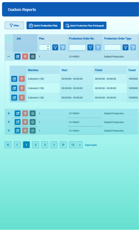 Live Dashboards OPC UA TMC